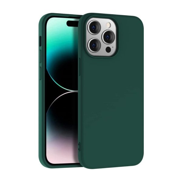 Чехол X-Level Dynamic Apple iPhone 13 тёмно-зелёный