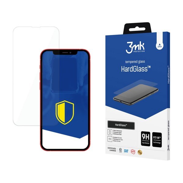 LCD apsauginis stikliukas 3mk Hard Glass Apple iPhone 13 / 13 Pro