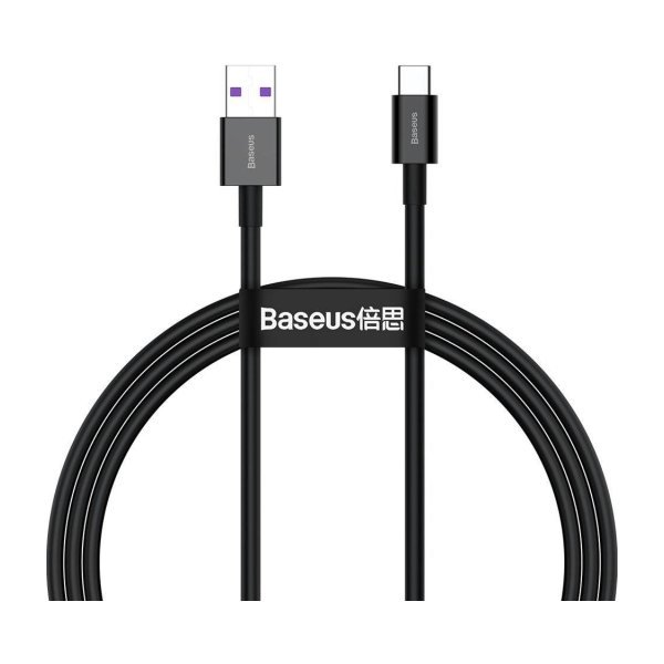 USB kabelis Baseus Superior iš USB į Type-C 66W 1.0m juodas CATYS-01