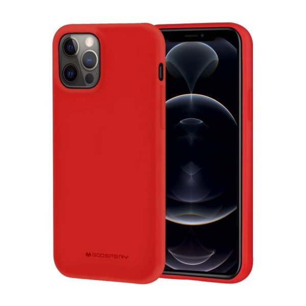 Dėklas Mercury Soft Jelly Case Apple iPhone 14 Plus raudonas