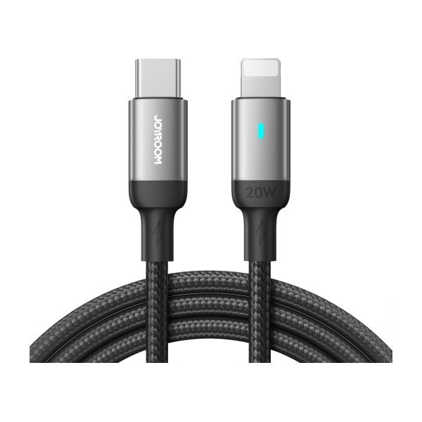 USB kabelis Joyroom S-CL020A10 Type-C to Lightning 20W 1.2m juodas