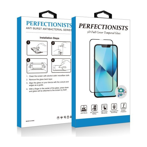LCD apsauginis stikliukas 3D Perfectionists Apple iPhone 15 Pro Max juodas
