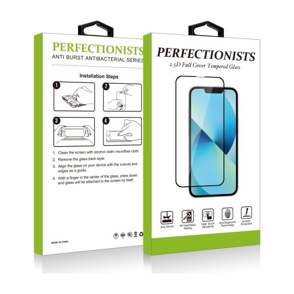 Защитное стекло 2.5D Perfectionists Samsung S931 S25 чёрный