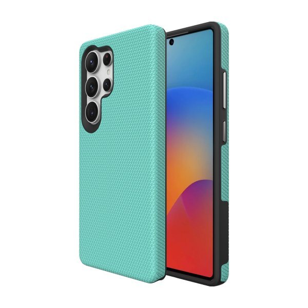 Dėklas Perfectionists Triangle Case Samsung S918 S23 Ultra 5G žalias