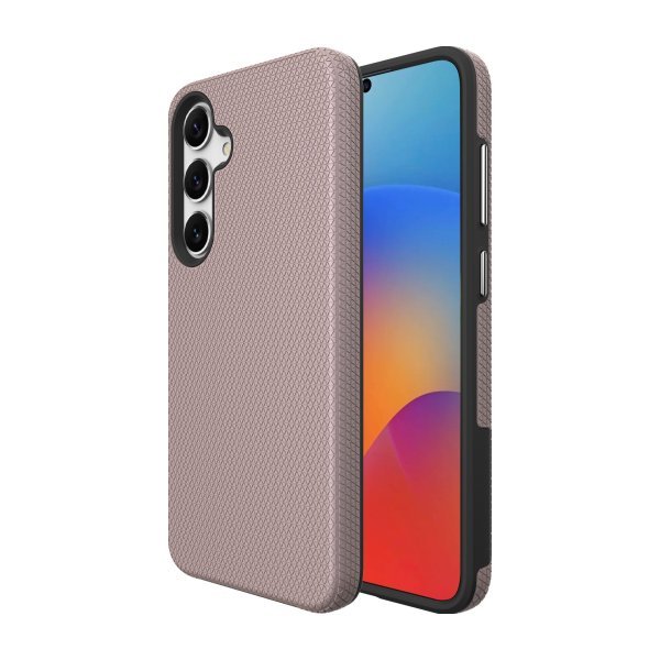 Чехол Perfectionists Triangle Case Samsung S921 S24 / S931 S25 rožinio aukso