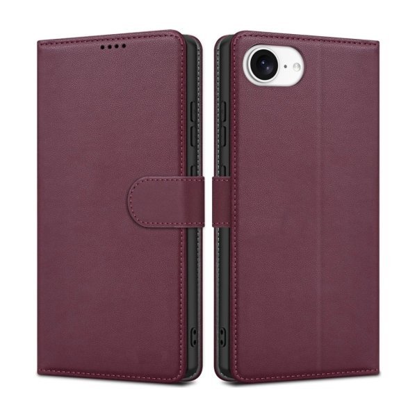 Чехол Fancy Wallet Apple iPhone 13 / 14 тёмно-красный