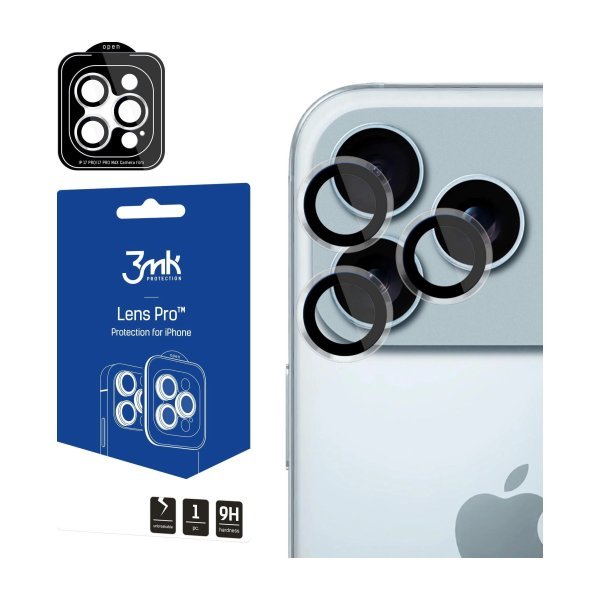 Apsauginis stikliukas kamerai 3mk Lens Pro Apple iPhone 17 Pro / 17 Pro Max skaidrus
