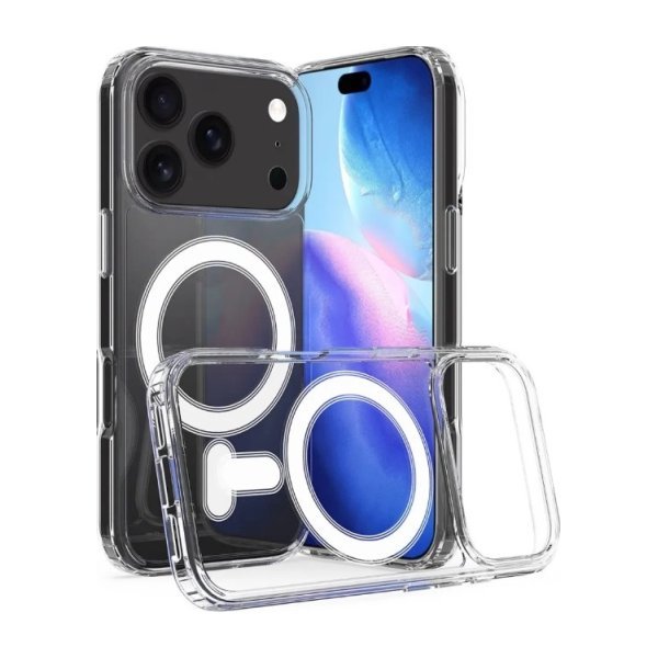 Dėklas Clear MagSafe Case Apple iPhone 17 Pro Max / 18 Pro Max skaidrus