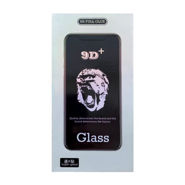 LCD apsauginis stikliukas 9D Gorilla Apple iPhone 17 Pro / 18 Pro juodas