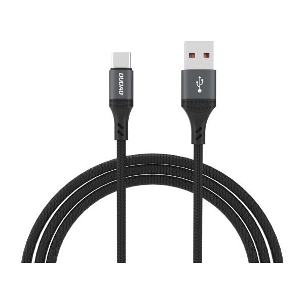 USB kabelis Dudao L3ST USB-A to USB-C 5A 3.0m juodas